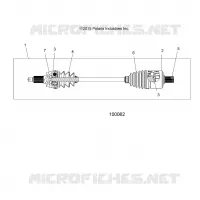 SYSTÈME DE TRANSMISSION, DRIVE SHAFT, FRONT