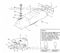 SIEGE ET RESERVOIR 440 XCR / 0931760 (4923022302002A)