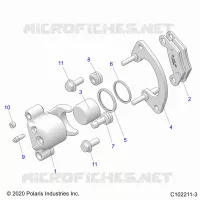 BRAKES, ETRIER DE FREIN AVANT