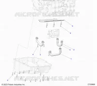 MOTEUR, OIL TUBES