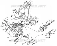 SUPPORT MOTEUR BIG BOSS 6X6 400L W97AE38A (4940814081A010)