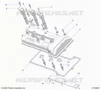 ENGINE, COUVERCLE SOUPAPE &amp; SPARK PLUGS