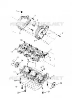 CARTERS MOTEUR ASSEMBLY SL 650 B954058 (4930483048B012)