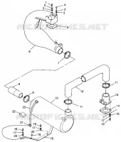 ECHAPPEMENT SLT 780 B964588 and  Intl. SLT 780 I964588 (4935683568B004)