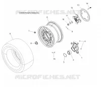 ROUES, REAR and HUB