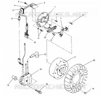 STATOR ASSEMBLY TRAIL 0950761, TRAIL DELUXE 0950262  and EUROPEAN TRAIL DE (4928862886D004)