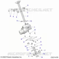 STEERING, COLONNE DE DIRECTION ASM.