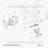 CHASSIS, TIE ROD BOOT ASM.
