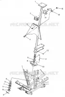 COLONNE DE DIRECTION  SPORTSMAN 500 W97CH50A (4939993999B013)