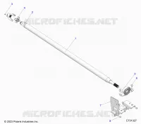 SYSTÃˆME DE TRANSMISSION, MID PROP SHAFT