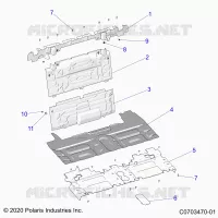 CARROSSERIE ARRIERE CLOSEOFF, CENTER PANELS