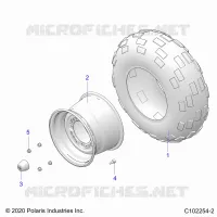 ROUES, REAR TIRE