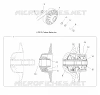 SYSTEME DE TRANSMISSION, SECONDARY CLUTCH AND BELT