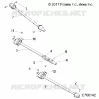SYSTEME DE TRANSMISSION, FRONT, MID, REAR PROP SHAFT