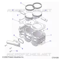 CYLINDRE AND PISTON