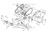 COUVERCLE D'EMBRAYAGE (400) XPRESS 400 W969540 (4935923592C008)