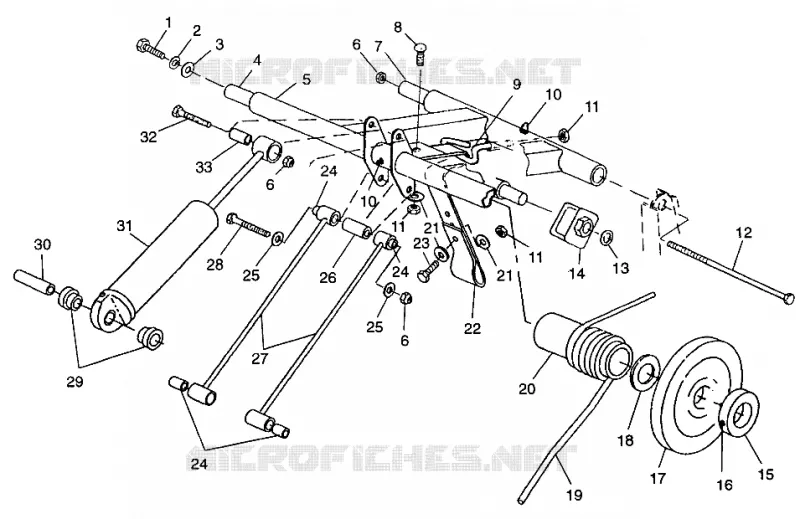 BRAS DE SUSPENSION ARRIERE 600 XCR 0975677, 600 XCR SE H975677 AND EUROPEAN 600 XCR SE (4937963796B014)