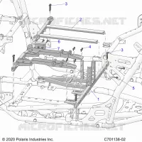 CHASSIS, SEAT AND CENTER FIXATION CONSOLE