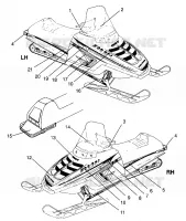 EMBLEMES 500 EFI 0963774 and EUROPEAN 500 EFI E963774 (4936183618A013)