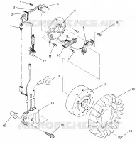 STATOR SPORT 0960443, SPORT TOURING 0960243 and EUROPEAN SPORT TOURING E96 (4932223222D003)