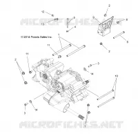 SYSTÈME DE TRANSMISSION, MAIN GEARCASE MOUNTING