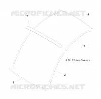 TOIT TRIM, 2 PASSENGER