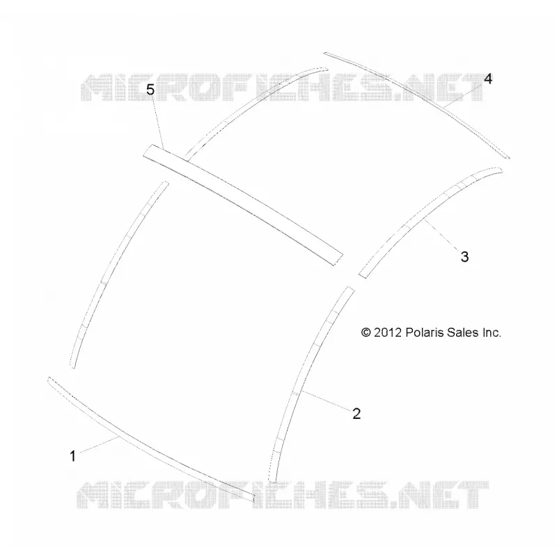 TOIT TRIM, 2 PASSENGER