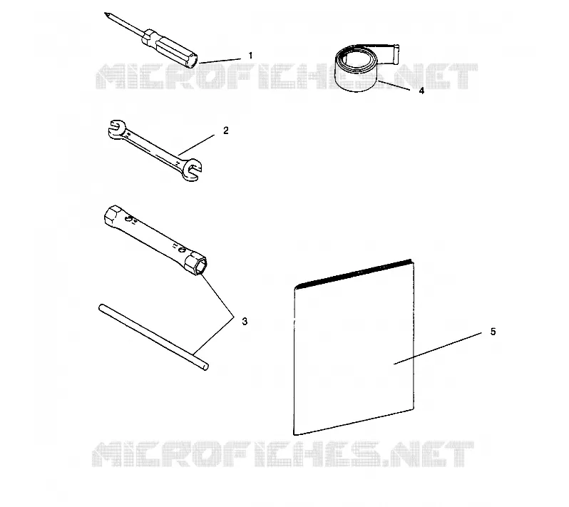 OUTILS SPORT 0960443, SPORT TOURING 0960243  and EUROPEAN SPORT TOURING E (4932223222C010)