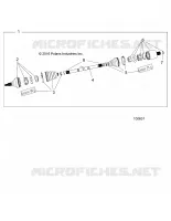 DRIVE TRAIN, TRANSMISSION ARRIERE SHAFT (TO 8/29/16)