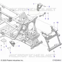 CHASSIS, FRONT CAB SUPPORTS