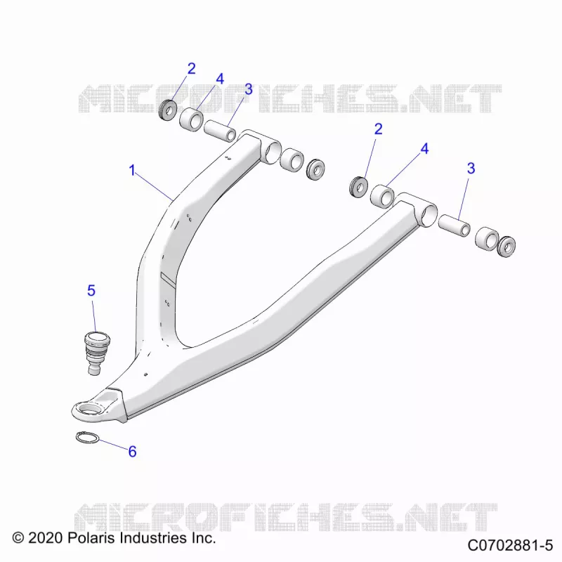 SUSPENSION AVANT CONTROL ARMS UPPER