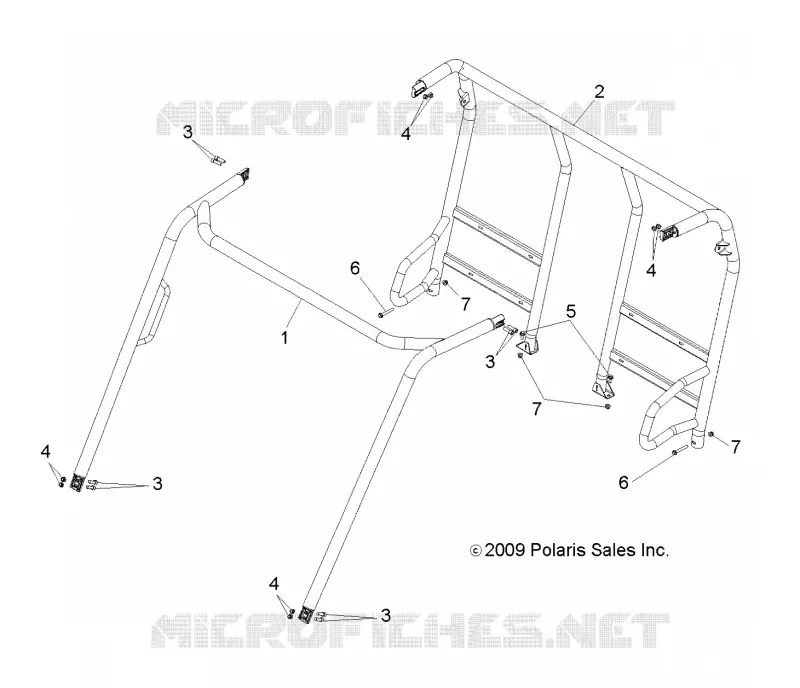 CHASSIS, CAB CADRE