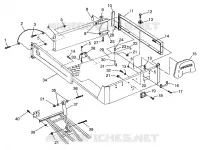 FIXATION BENNE Magnum 6X6 W968744 and Swedish Magnum 6X6 S968744 (4936073607A008)