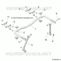 SUSPENSION ARRIERE, STABILIZER BAR