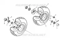 ROUE INTERMEDIAIRE 6x6 400L, SWEDISH S948740 and  NORWEGIAN N948740 (4926812681028A)