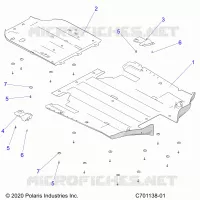 CHASSIS, SKID PLATES