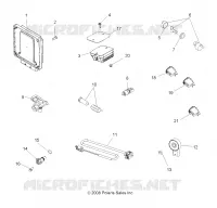 BOUTONS, CAPTEURS, ECU and CONTROL MODULES