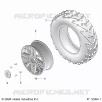 ROUES, FRONT TIRE