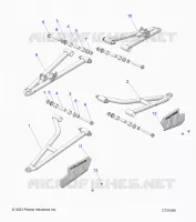 SUSPENSION AVANT CONTROL ARMS