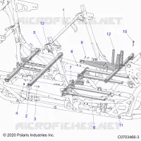 CHASSIS, SEAT AND CENTER FIXATION CONSOLE