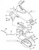 COFFRE AVANT SL 780 B964087 and Intl. SL 780 I964087 (4935523552A008)