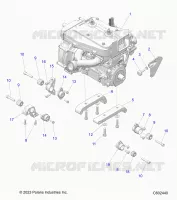 MOTEUR, MOUNTING & LONG BLOCK