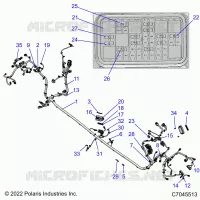 ELECTRICITE, WIRE HARNESS, CHASSIS