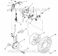 STATOR ASSEMBLY SUPER SPORT E940743 (4927372737033A)