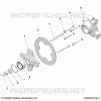 SUSPENSION, PORTE BAGAGES ARRIERE