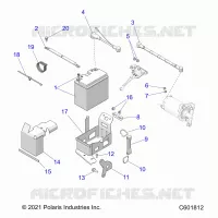 ELECTRICITE, BATTERY BOX  ASM.
