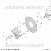 SUSPENSION AVANT HUB AND BRAKE DISC