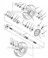 ROUE ARRIERE DRIVE ASSEMBLY (4914781478017A)