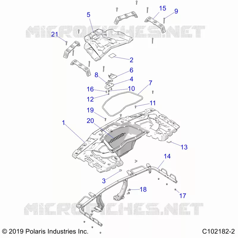 CARROSSERIE ARRIERE RACK