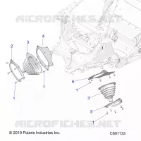 CHASSIS, TIE ROD BOOT ASM.